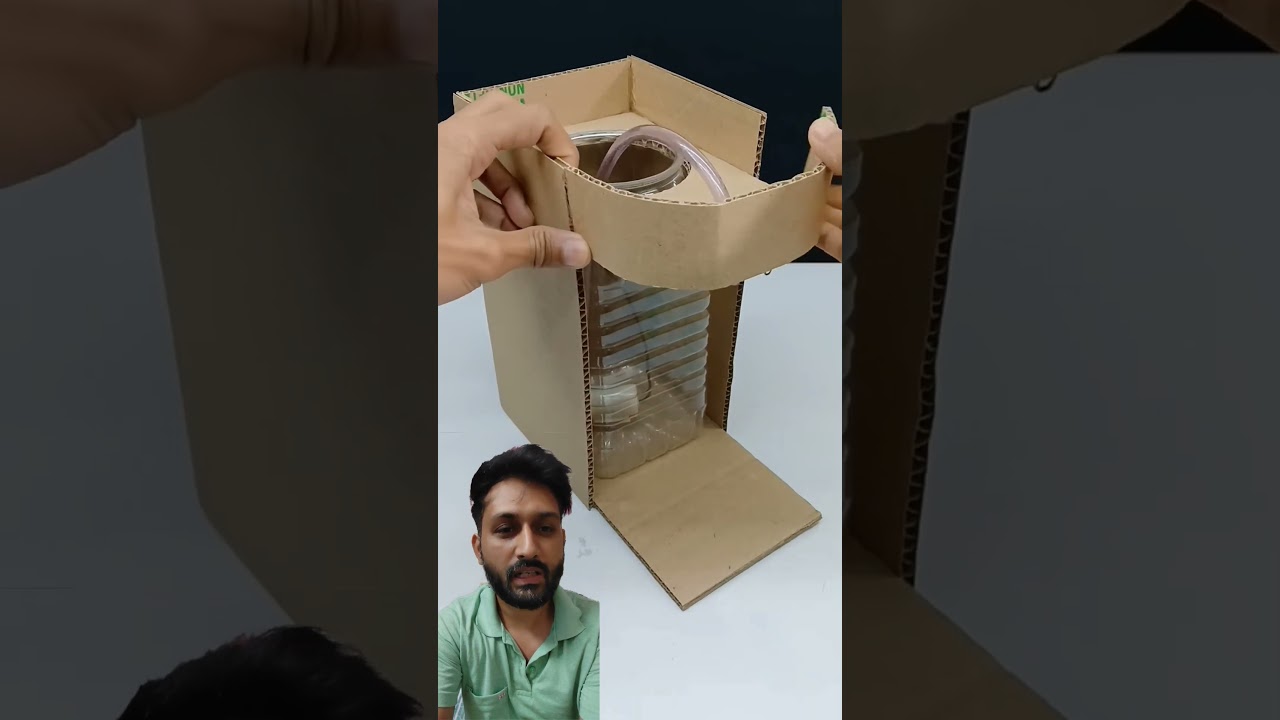 home made cheap mini water dispenser #craft #technology #experiment