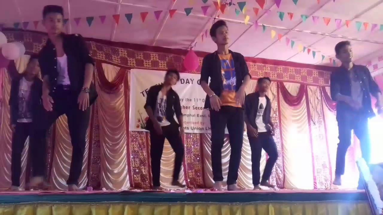 Ho leishabi (Leisha team) ..........lamlong hr. sec.  School teacher day dance.