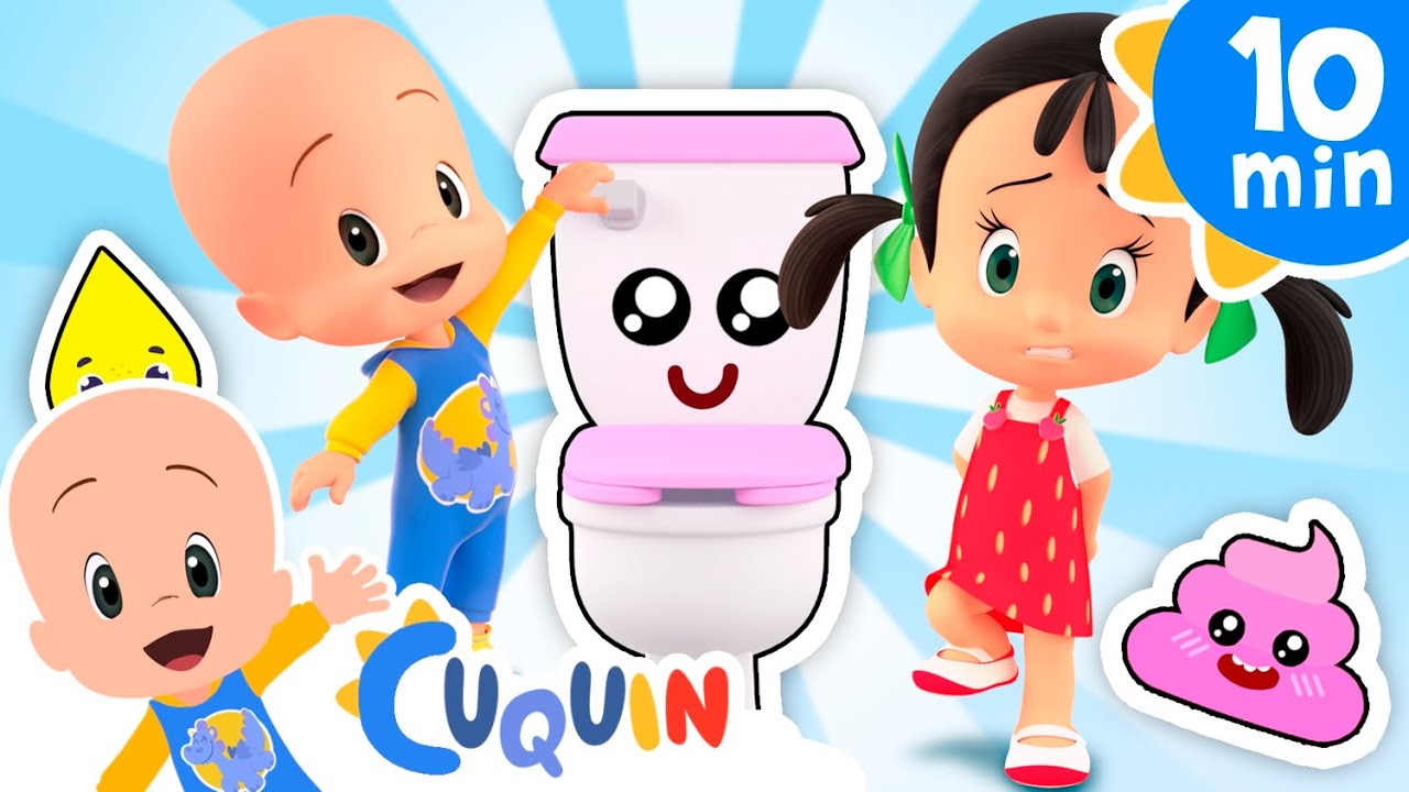 Cuquin goes to potty | Cleo & Cuquin | Kids