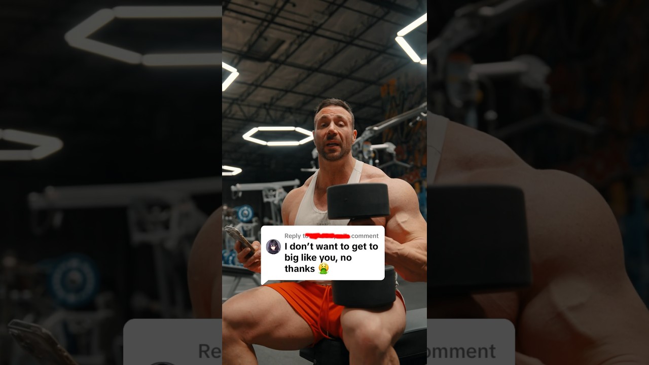 I don&rsquo;t want to get TOO BIG like YOU🤮