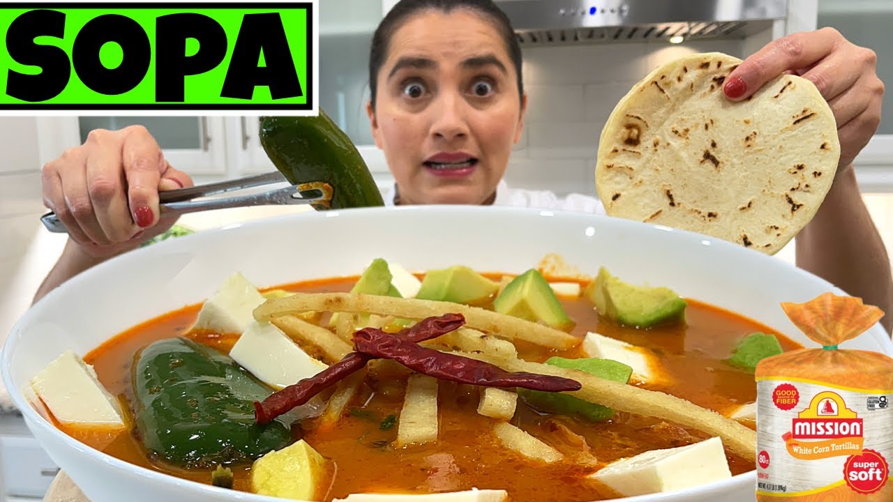 Sopa de tortilla - No tienes **DINERO** 💰💵?