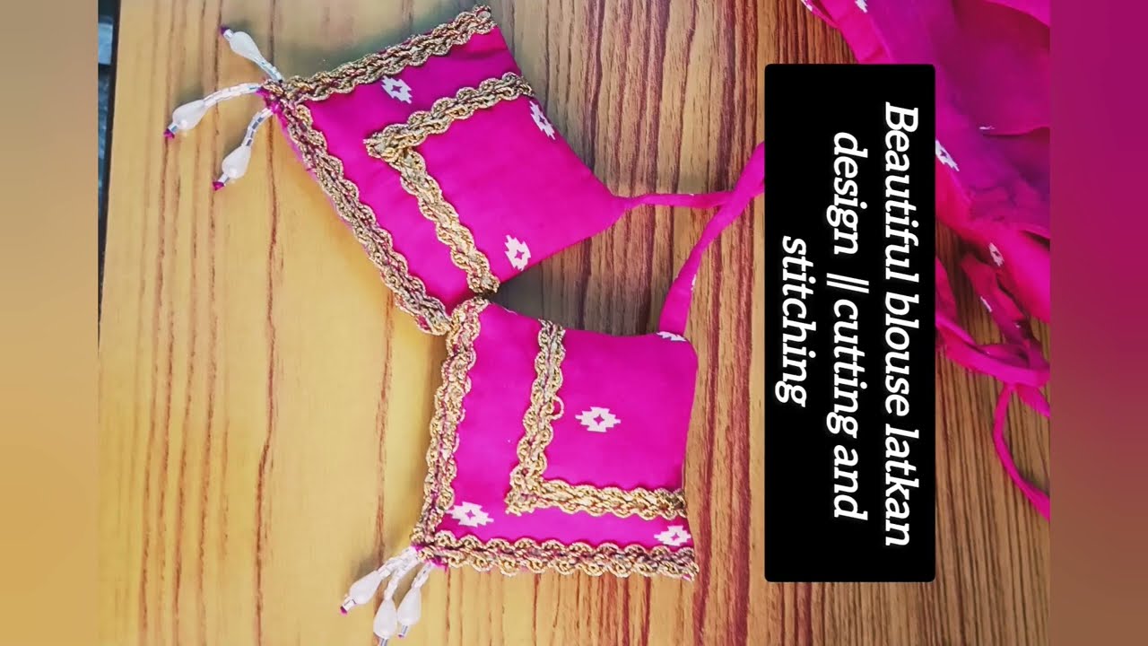 Very easy and unique latkan making at home |Trendy tassel design | How to make fabric latkan 🎀✨