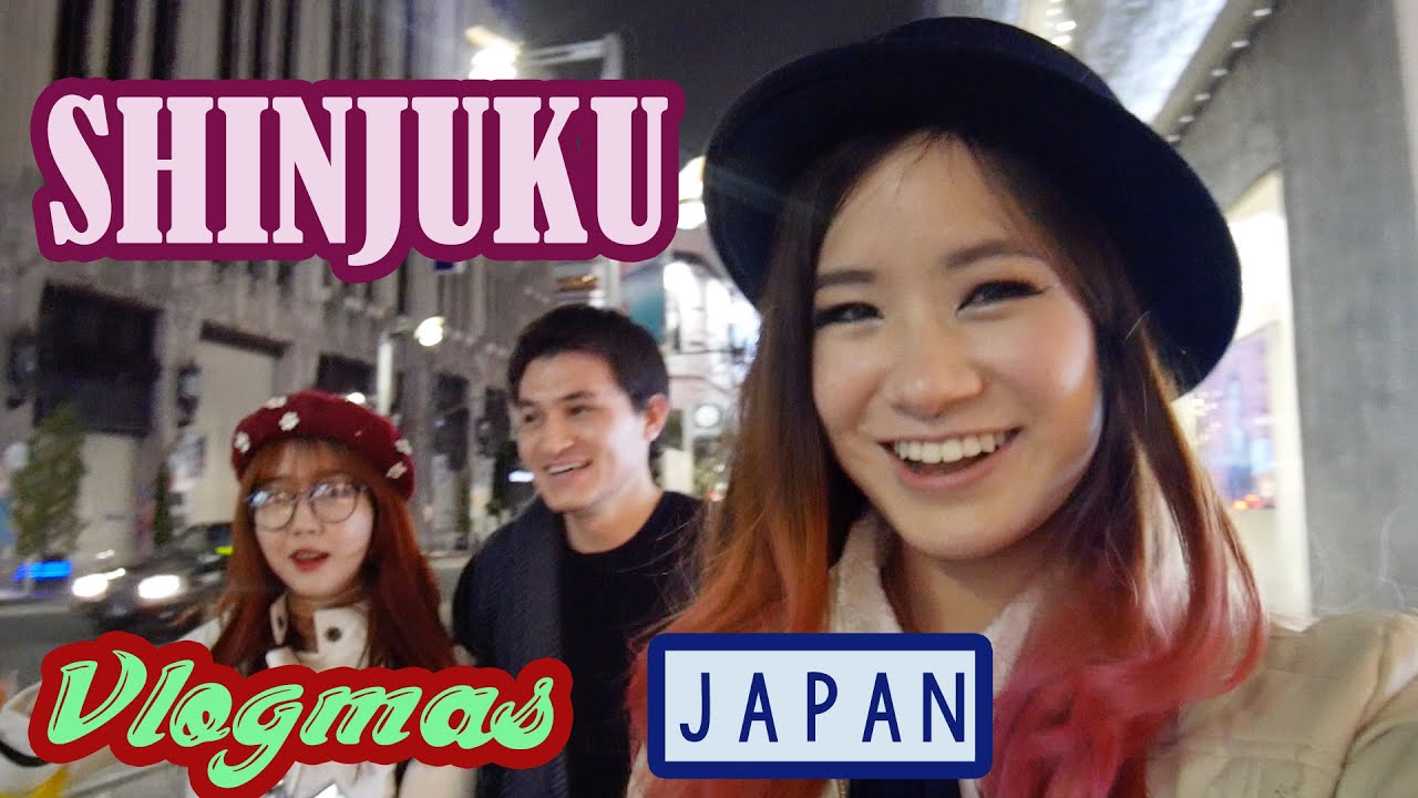 JAPAN Vlog: SHINJUKU | VLOGMAS #16 | KimDao in JAPAN ft. Sunnydahye