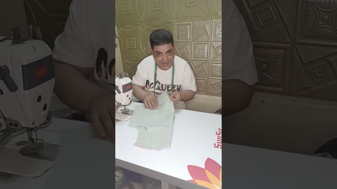 تعليم الخياطه طقم المدارس بكل سهوله