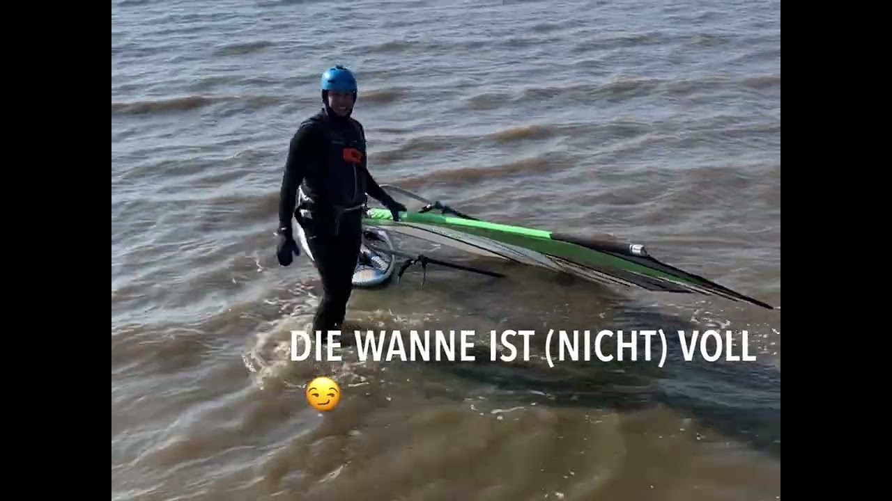 Windsurfing Wremen bei Ostwind
