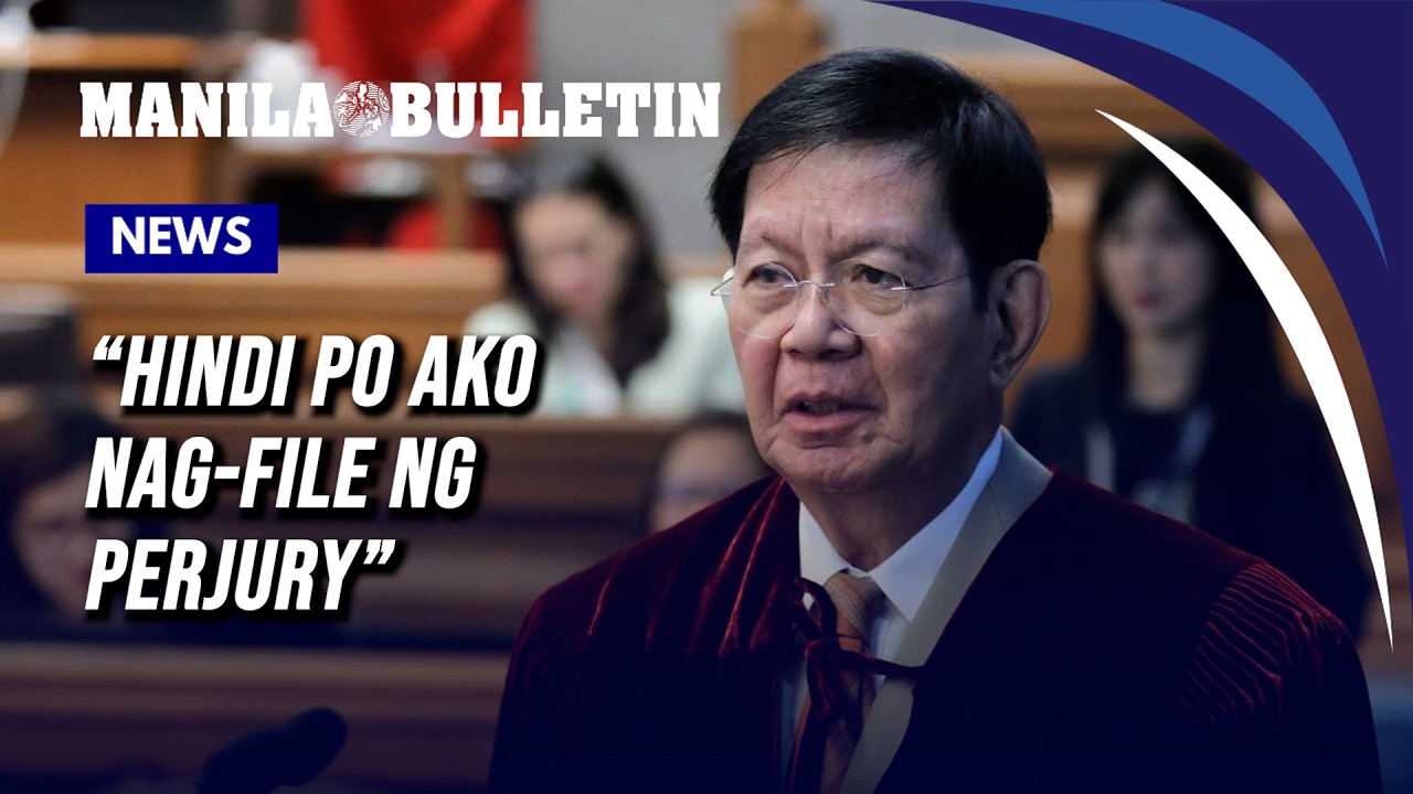 Sen. Ping Lacson responds after being mentioned in Lasca&ntilde;as testimony