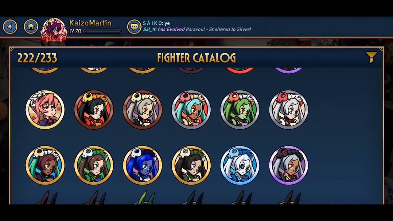Skullgirls Mobile  - Fighters Collection Showcase (2024)