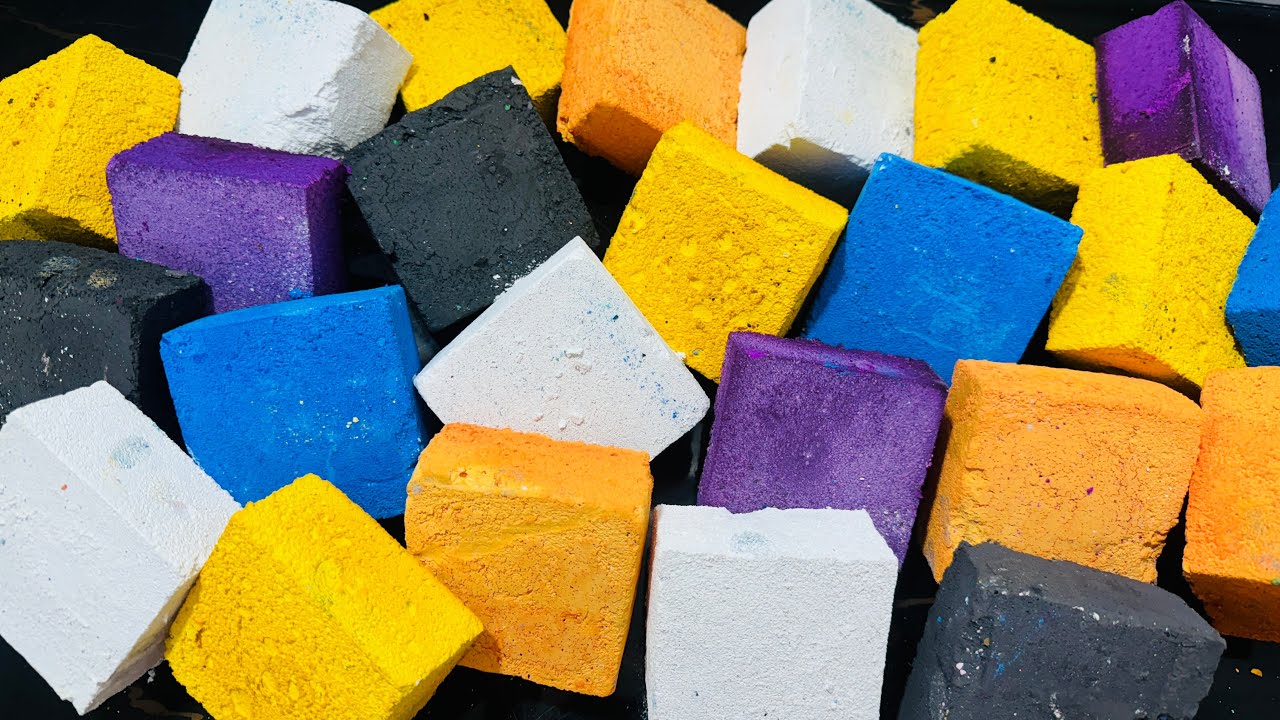 Best Wishes @_diksha3744  Varity Dyed Chalk ASMR Crush | Oddly Satisfying ASMR