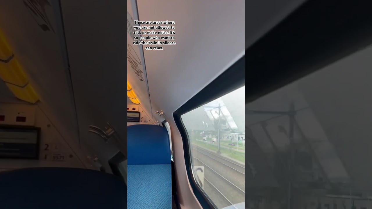Silent trains in the Netherlands! #travel #publictransport