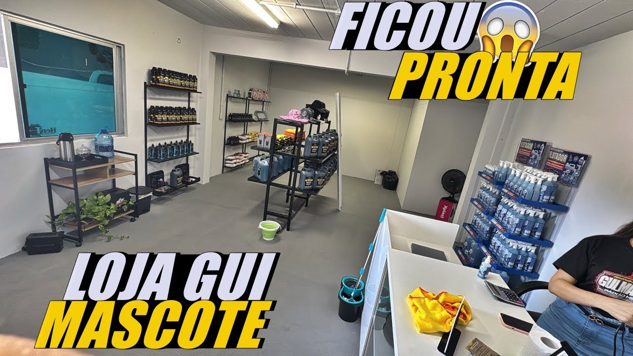 A MINHA LOJA FICOU PRONTA, SONHO REALIZADO!!!