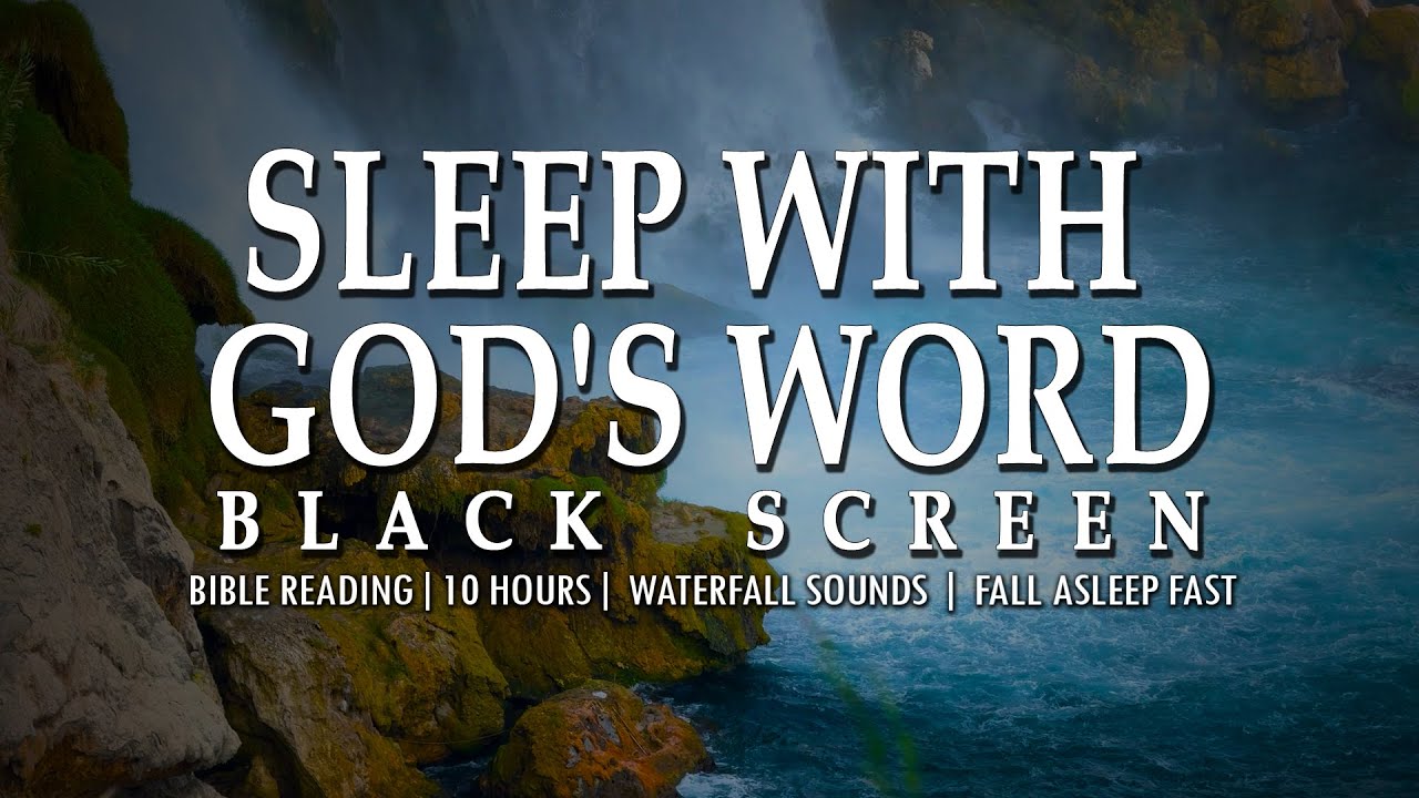 🌙✨📖 BLACK SCREEN | 100+ Bible Verses For Sleep | SOAK IN GOD'S WORD