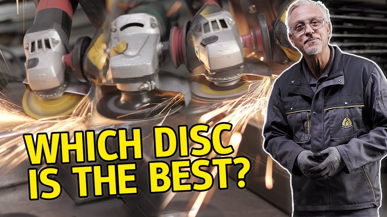 EFFECTIVE METAL REMOVAL? Grinding Disc, Fiber Disc or Mop Disc? | Klingspor Tipps