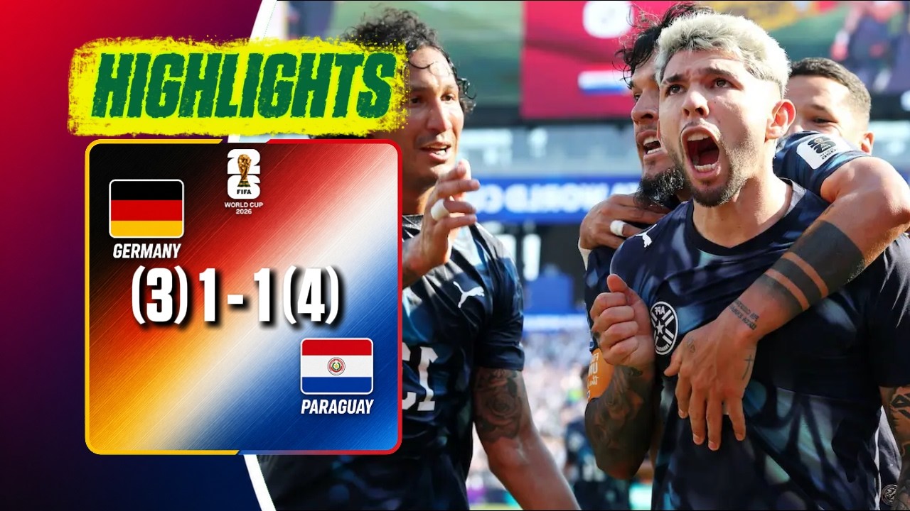 Highlight GERMANY VS PARAGUAY (3) 1-1 (4)  | ALL GOALS AND HIGHLIGHTS