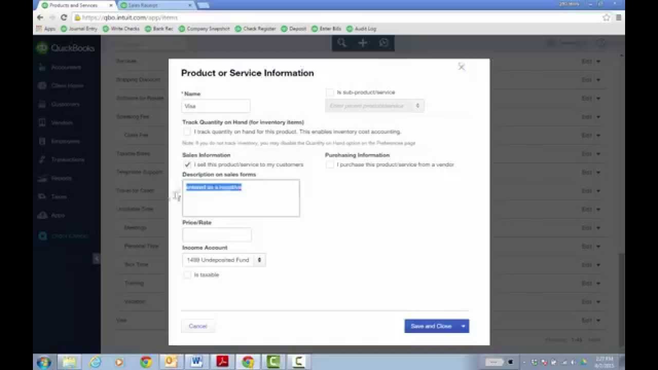 Recording a Daily Sales Summary in QBO