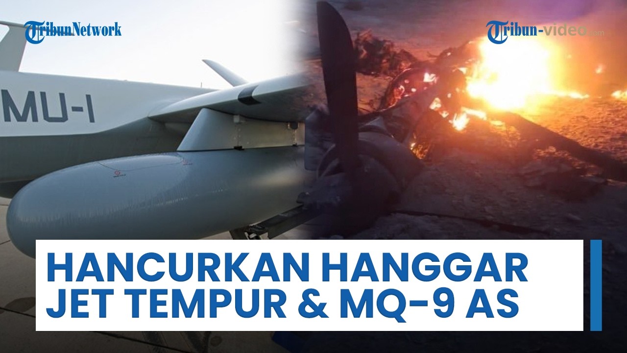 Iran Mengamuk! Hanggar Jet Tempur F-15, F-16, F-35 & Drone MQ-9 di Al-Azraq Yordania Hancur Lebur