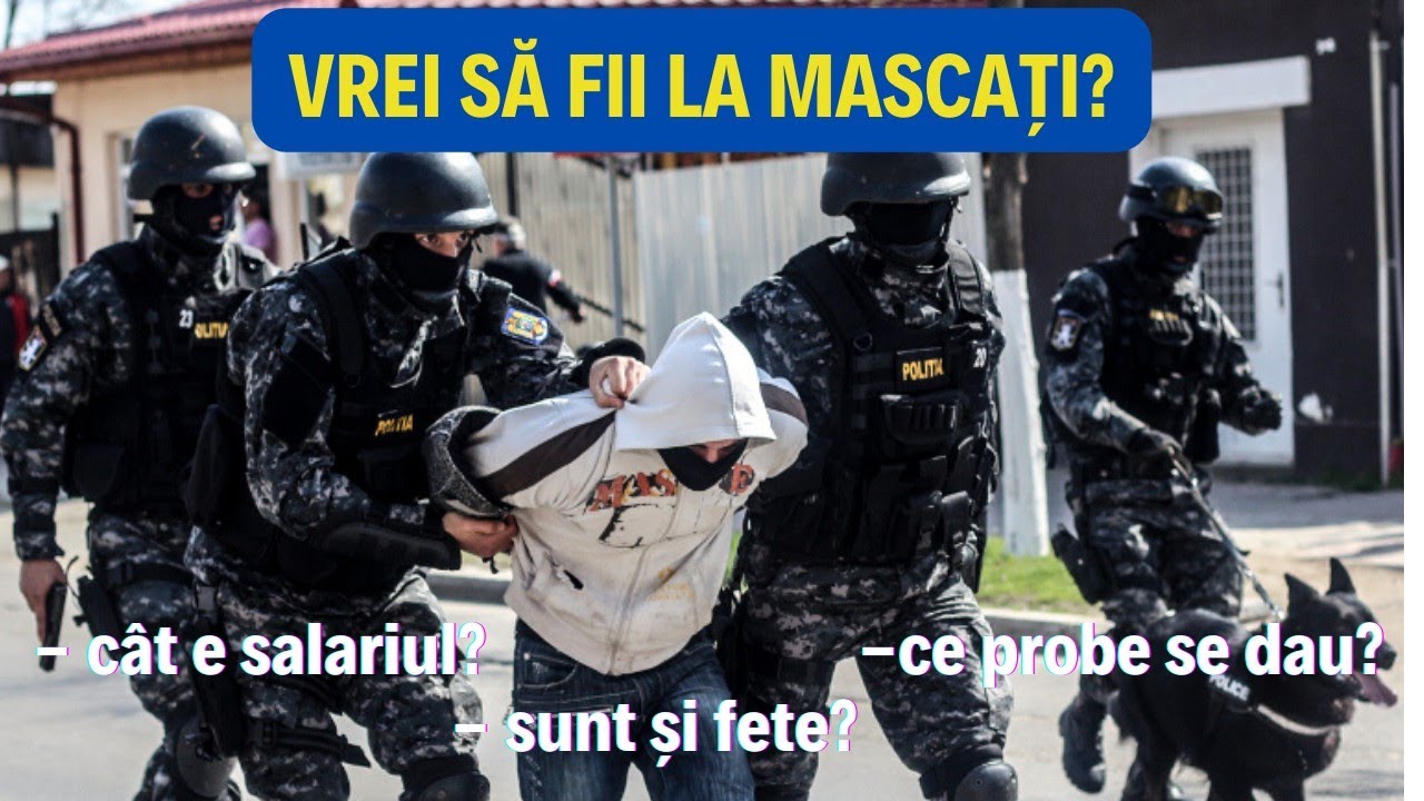Cum ajungi polițist la MASCAȚI?! * Serviciul pentru Acțiuni Speciale*