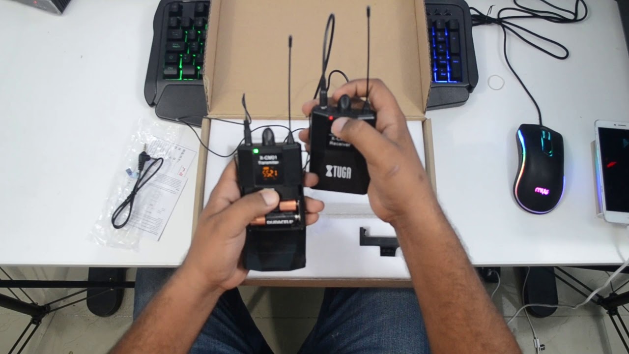 COMO SINCRONIZAR MICROFONOS TUGA X-CM01