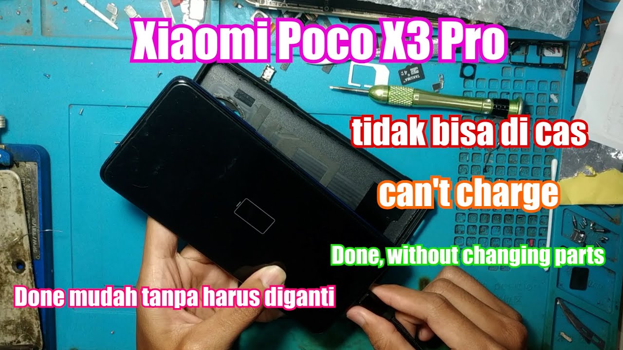 Xiaomi Poco X3 Pro Tidak Bisa Dicas | Solution Cannot Charge Tested