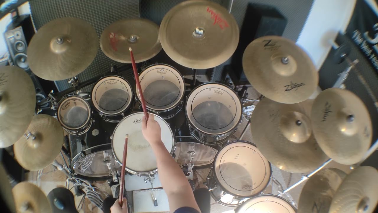 Behemoth - God=Dog ✝️=🐕 (drum cover)(4K)(Mareczko drummer) (👹🥁🖥️) rock end roll Hall Saitan #cover !