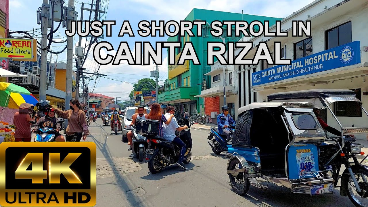 Walking on a hot day in SAN ROQUE, CAINTA, RIZAL [4K]