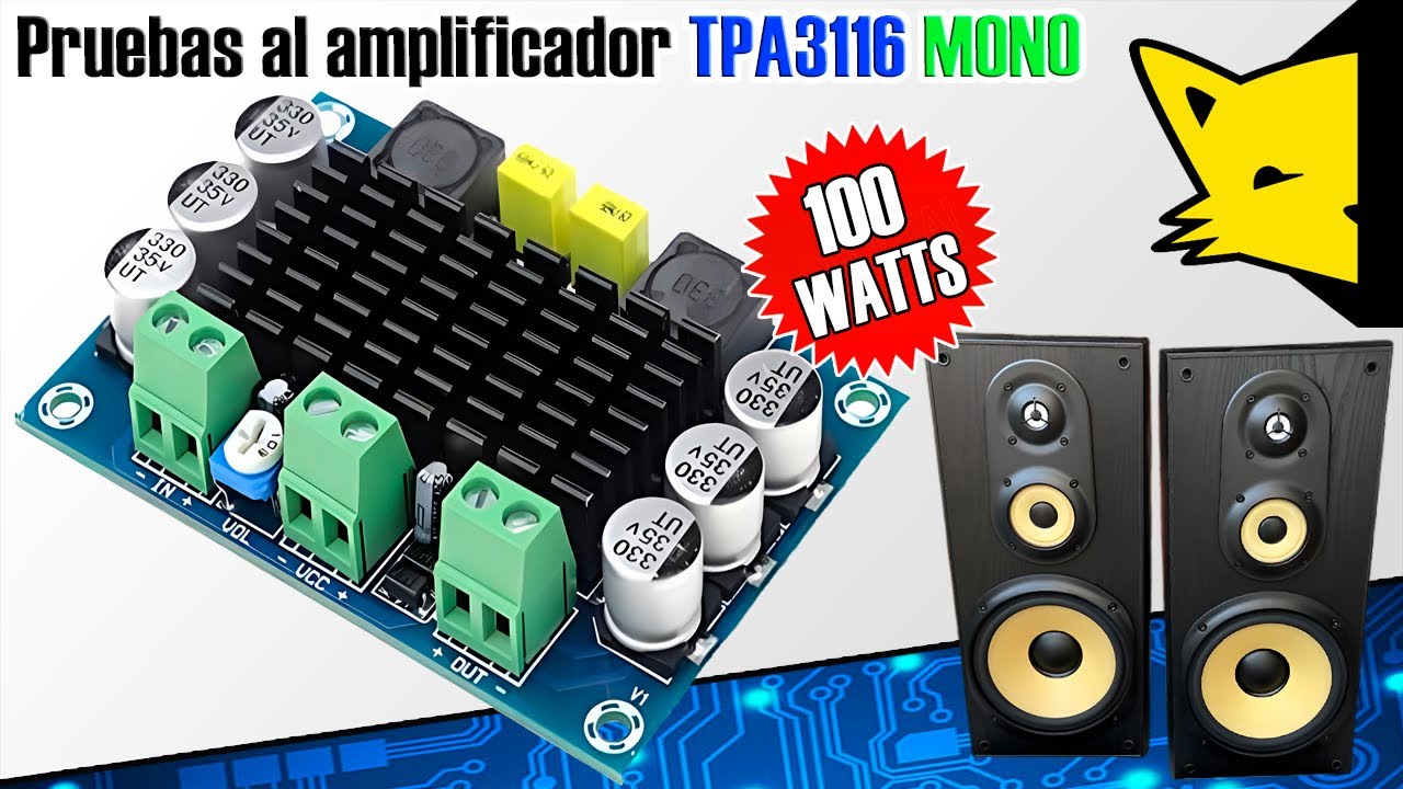 🔊Modulo De Amplificación l 🔴TPA3116 D2 MONO🔴 l XH-M542 l 👉¡LO REVISAMOS A FONDO!😎