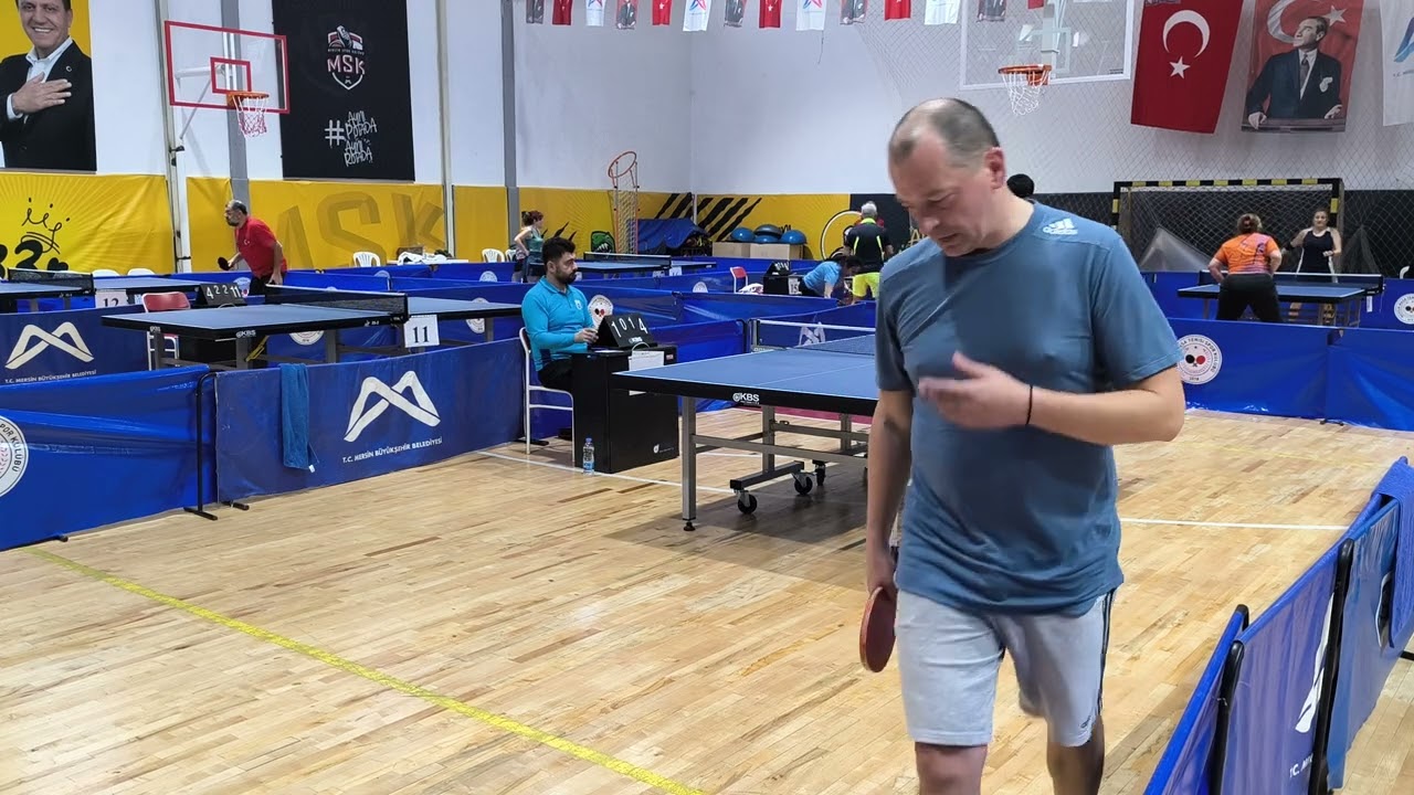 30-39 Yarı Final Ahmet Habibi 3 - Maksim Samurai 0 2025 Mersin Veteran Turnuvası
