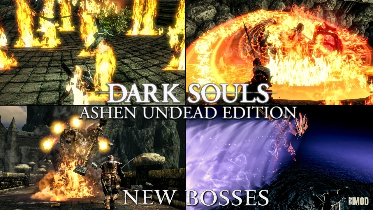 New Dark Souls Ashen Undead Overhaul v1.35 - ALL New Bosses Showcase | Dark Souls Mods