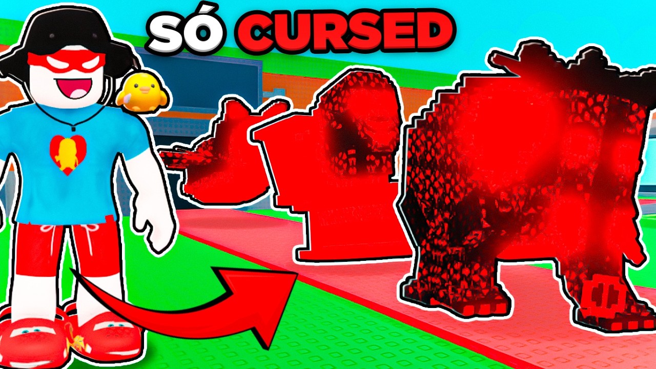DESAFIO $0 até 1 TRILHÃO usando APENAS BRAINROTS de CURSED