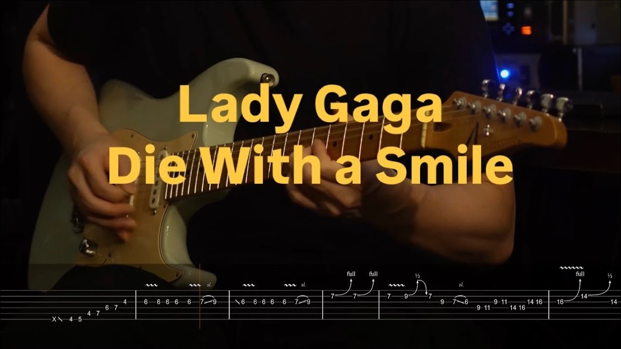 Die With a Smile Guitar Solo improvise (with tab)