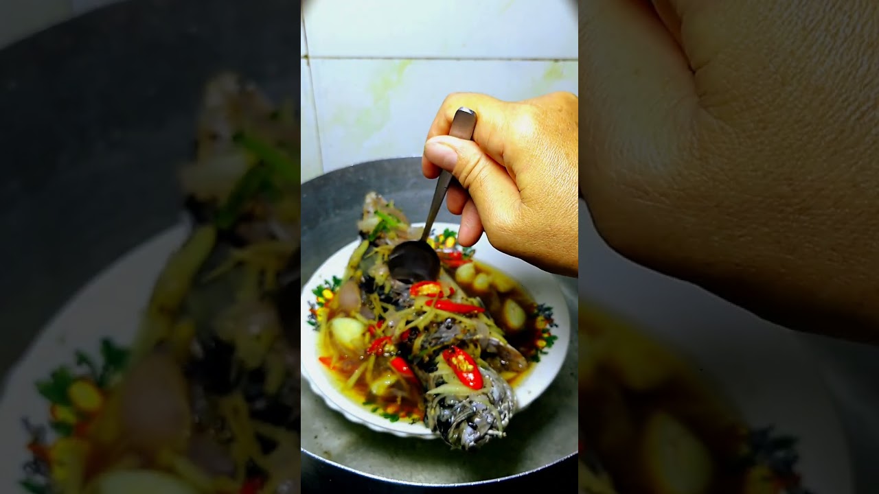 របៀបចំហុយត្រីកន្ទុយរឹងជាមួយទឹកស៊ីអ៊ីវ #cooking #receipe #food #savorycooking