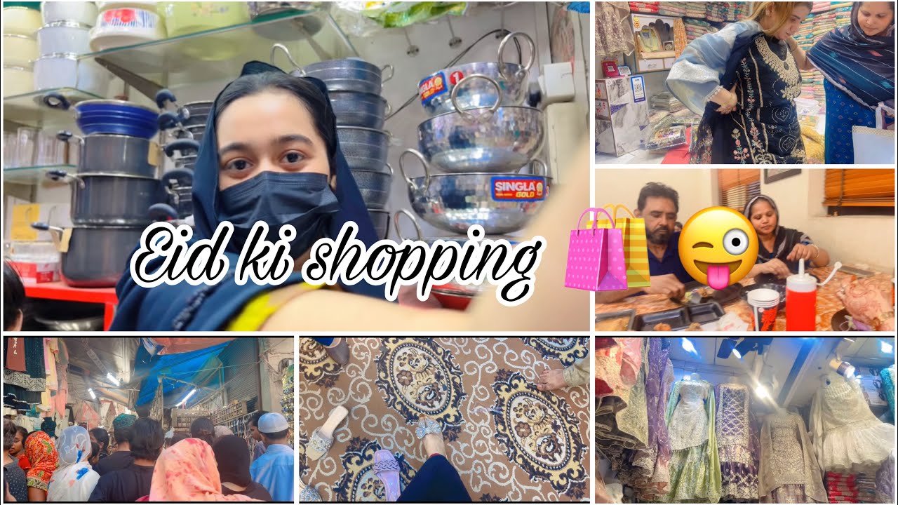 Eid ki shopping 🛍️/ Roza rakhke market gye hui roze me buri halat 🥵#viralvlogs #youtube #eidshopping