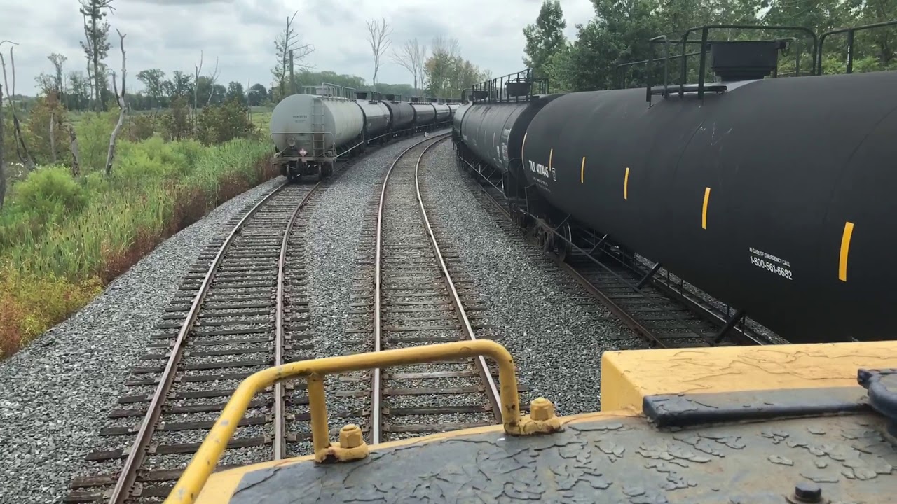Full HD 60FPS: Riding in a Santa Fe B23-7 at SMS Rail Lines 8/2/19