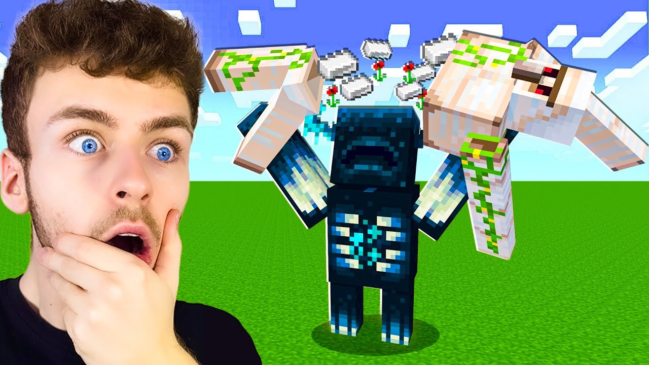 Válka Wardena a Villagerů v Minecraftu..