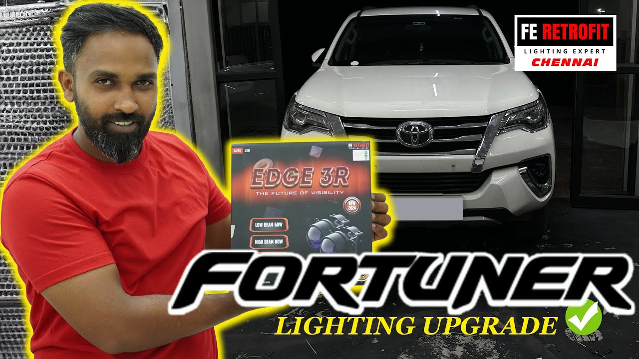 TOYOTA FORTUNER FOG PROJECTORS UPGRADE | #feretrofitchennai #toyota #fortuner #carlights #lights #FE