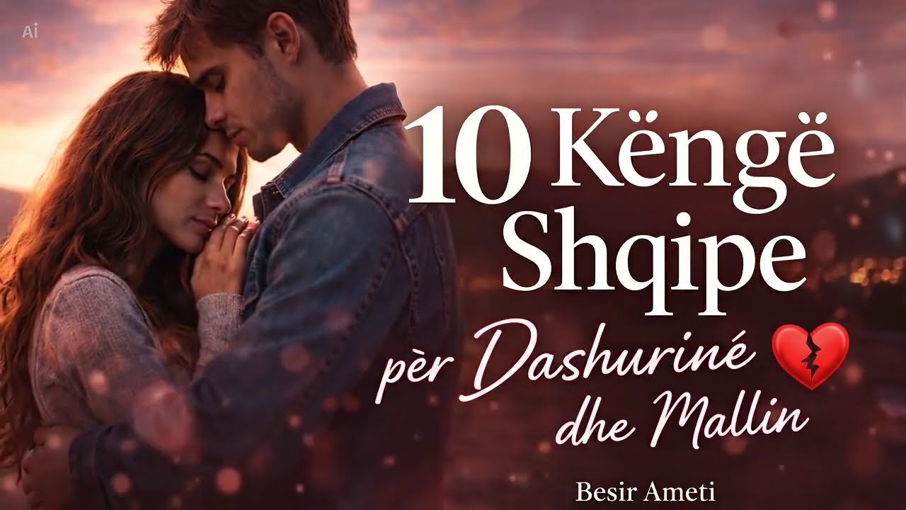 10 Këngë Shqipe për Dashurinë dhe Mallin 💔 | Albanian Love Songs Mix | EjaMedia - AI Albanian Songs