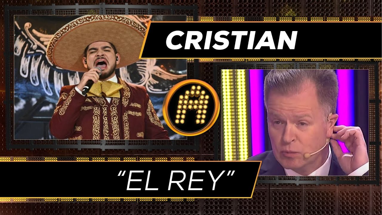 ¡Cristian demostró su lado mexicano al interpretar 