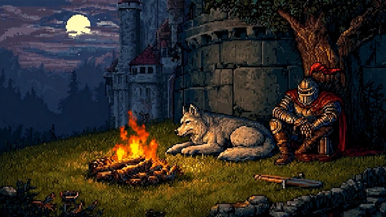 You're tired, traveler.. Rest here for a moment