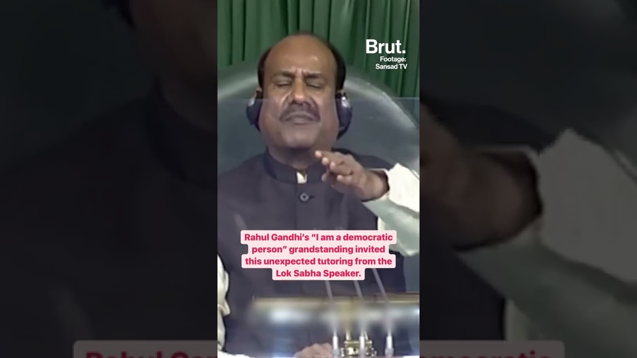 When Rahul Gandhi Was Schooled By the Speaker on a Parliamentary Custom