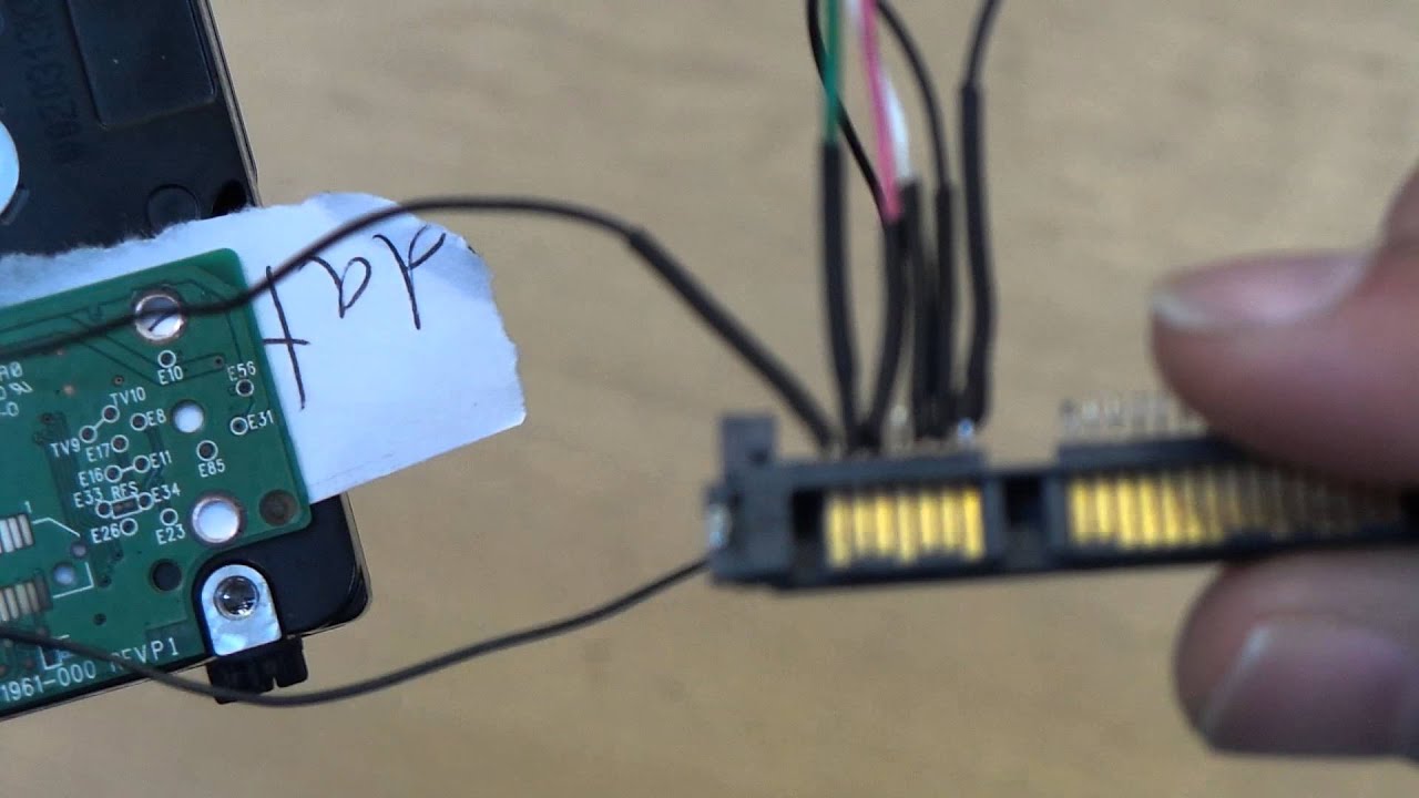 wd usb pin out to a sata connector