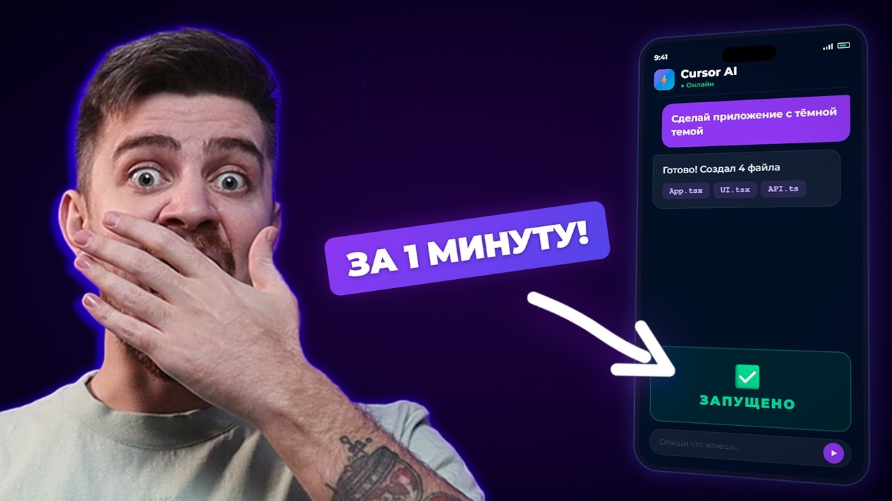 Вайб-Кодинг — Гайд Для Тупых (Приложение За 1 Минуту Без Кода)
