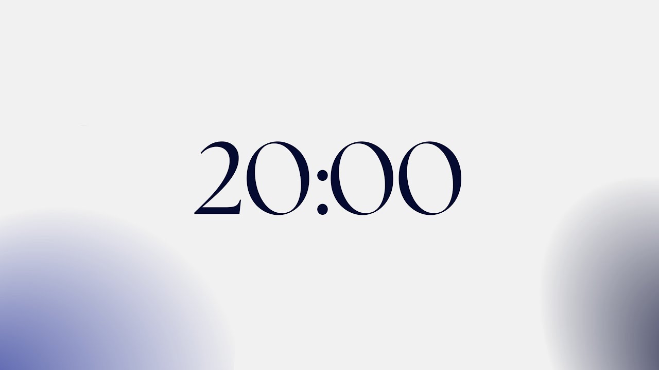 20 Minutes Focus Silence | No Music, No Distractions