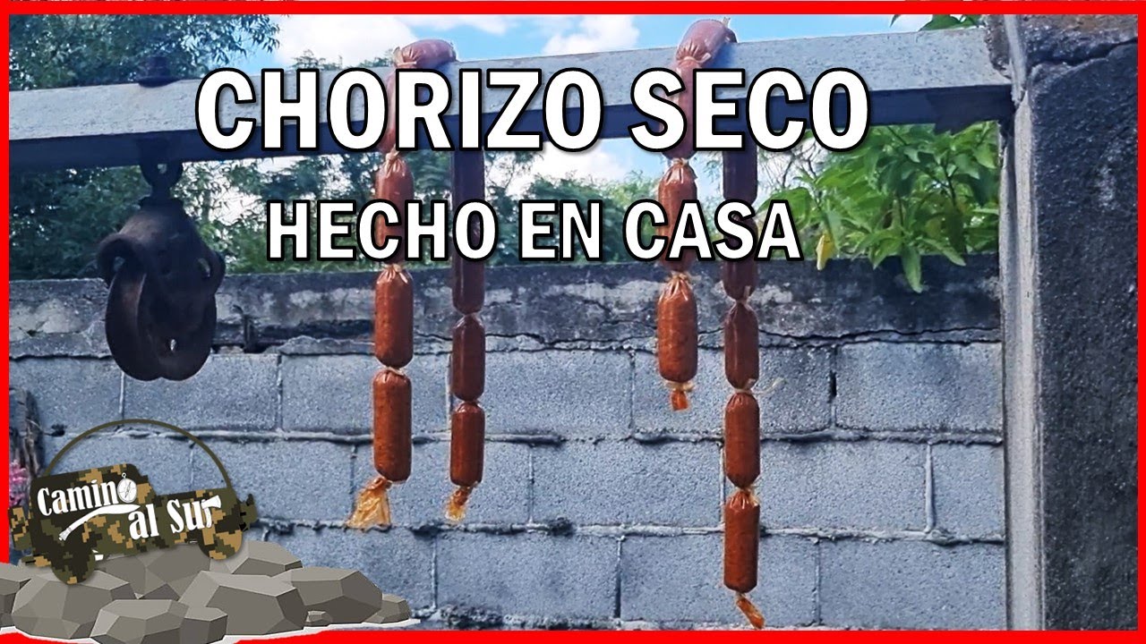 Chorizo que dura 1 año / Comida Prepper y Supervivencia / Muy fácil en casa