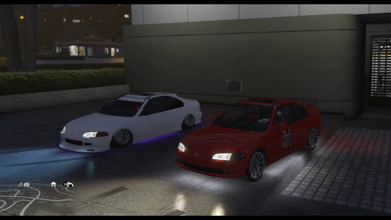 Two Kanjo SJ's cruising through the traffic - Scratchless Challenge almost completed (GTA Online)