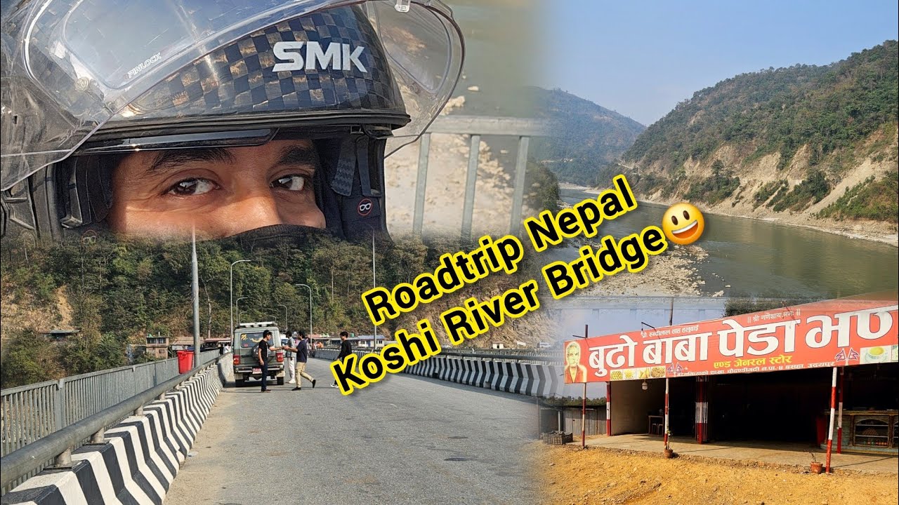 Crossing the Koshi Bridge. Nepal Roadtrip part 5. #roadtrip #nepal #nomadicsanju