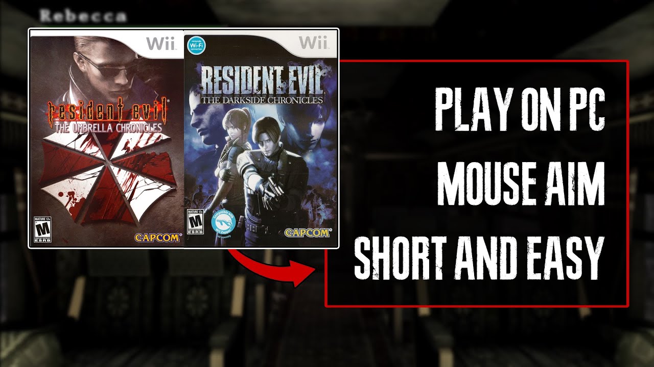 How to play The Umbrella/Darkside Chronicles with Mouse and Keyboard (Short and Easy)