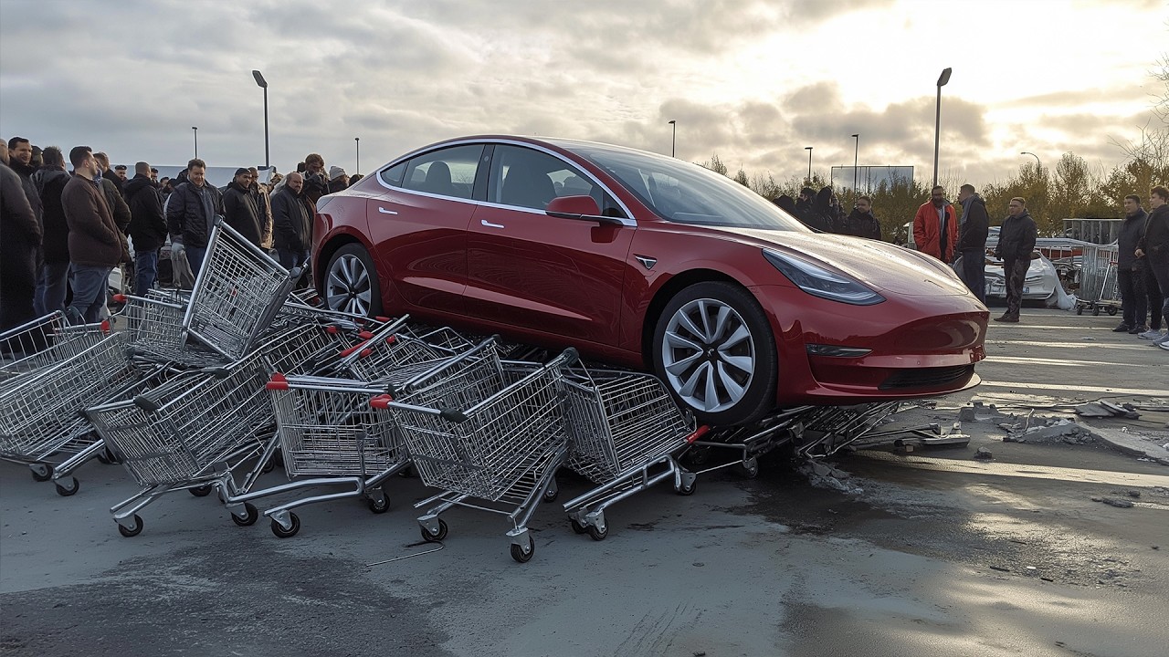 Tesla's New Autopark is INCREDIBLE in Europe