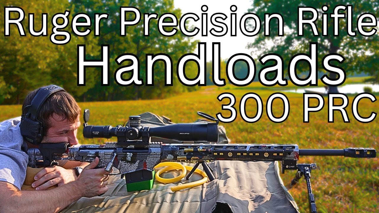 Патроны Ruger Precision Rifle 300 PRC, снаряженные вручную, с пулями Berger 215gr, Hodgdon Retumb...