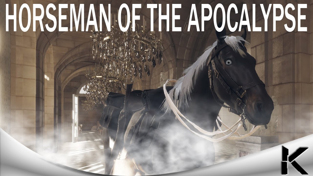 Battlefield 1 - HORSE EASTER EGG OR GLITCH? - HORSMAN OF THE APOCALYPSE!