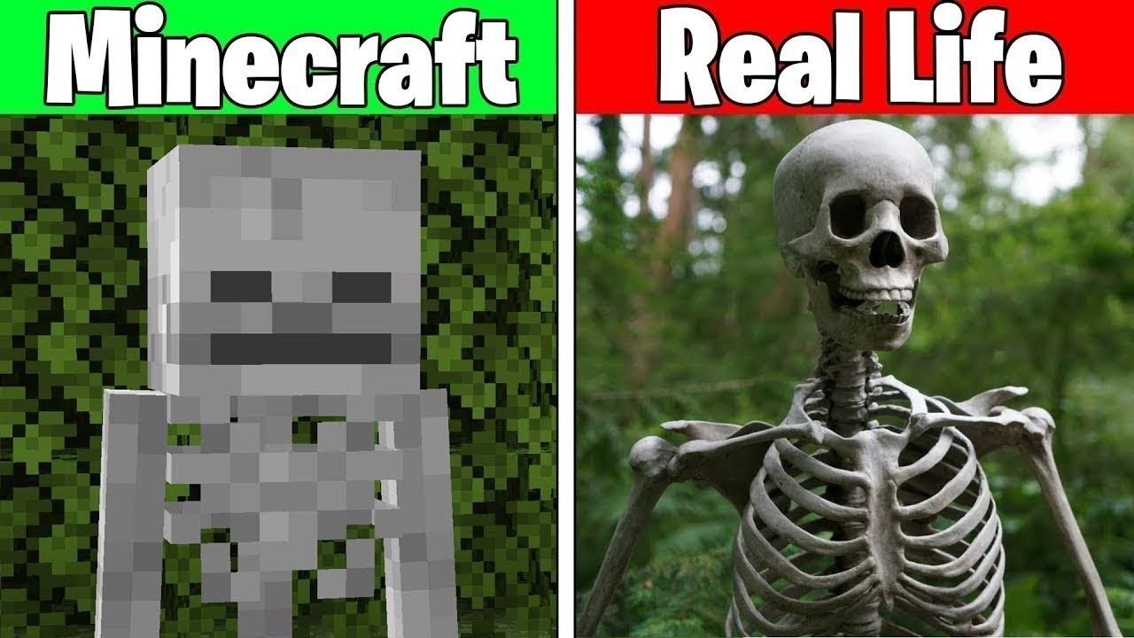Real Life vs Minecraft | Realistic Minecraft, Water, Lava, Slime, Fire, Villager #851