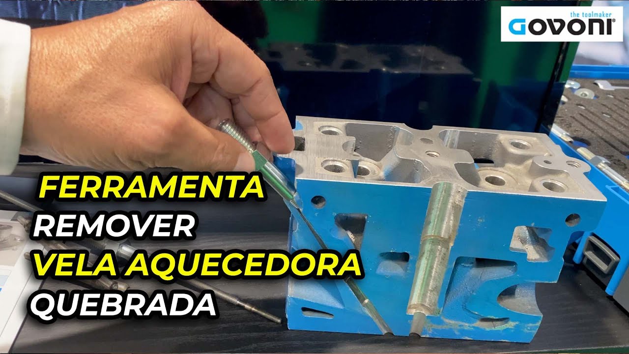 VELA AQUECEDORA QUEBRADA DENTRO DO CABEÇOTE